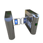 High Speed Pass Automatic Turnstiles Retractable Swing Barrier With Rfid Reader
