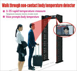 18 Zones Walk Through Temperature Scanner Non Contact Door Frame LCD Display